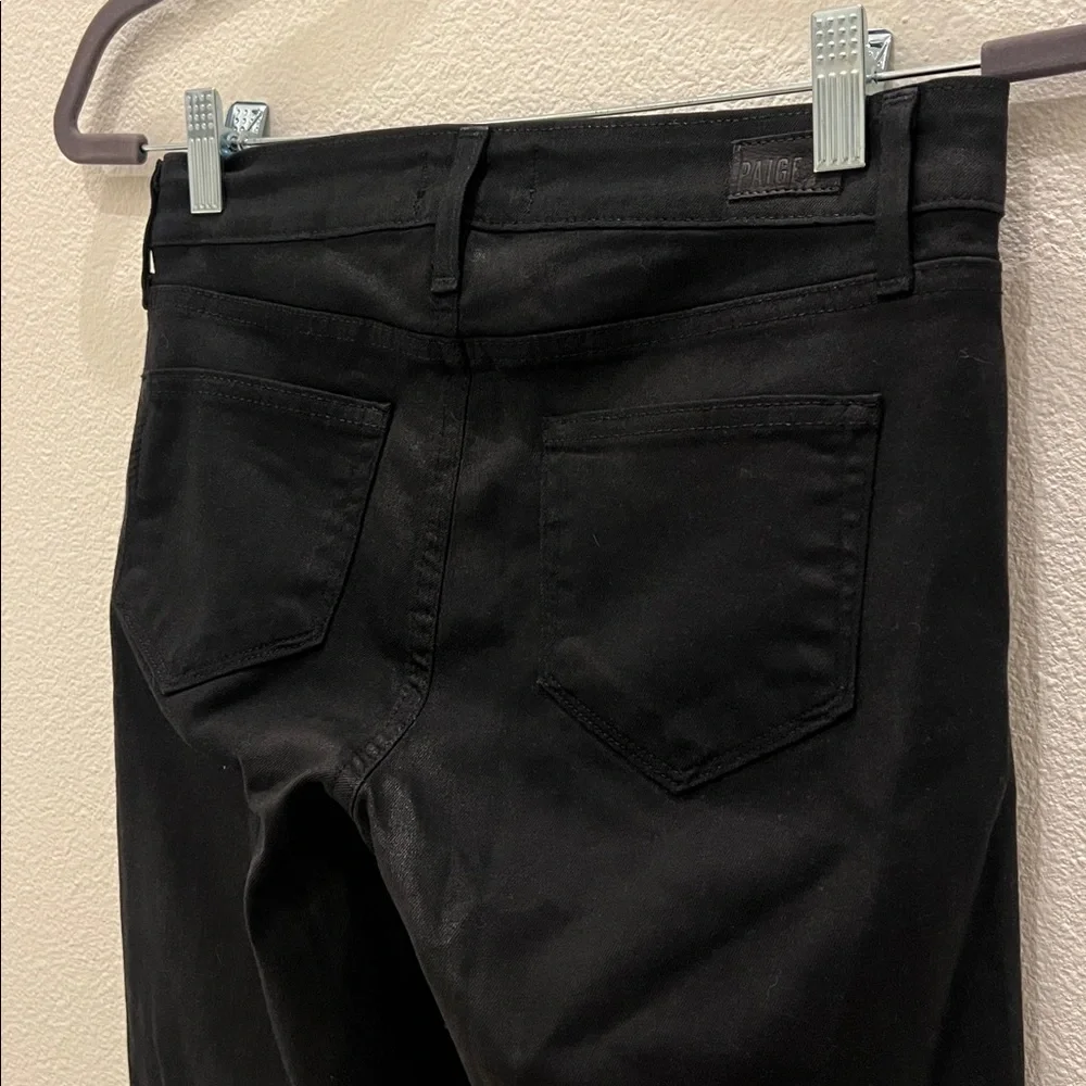 Paige Verdugo Ankle Zip black Skinny Jeans size 26 - Picture 10 of 13